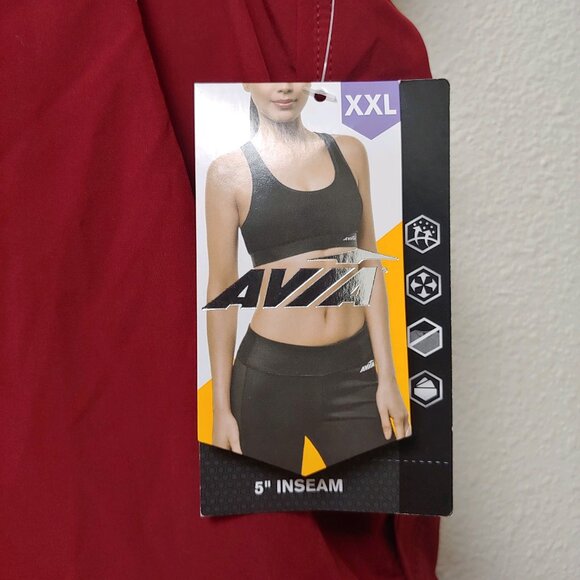 Women's Avia Running Shorts with Bike Liner, Size XXL (20) - Picture 4 of 7